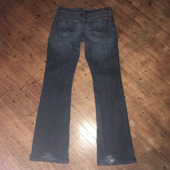 7 for All Mankind bootcut dark wash 27 jeans - Picture 5 of 5